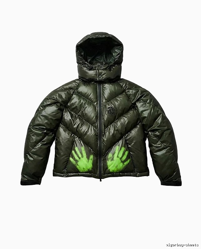 Mertra trendy brand luminous green down jacket