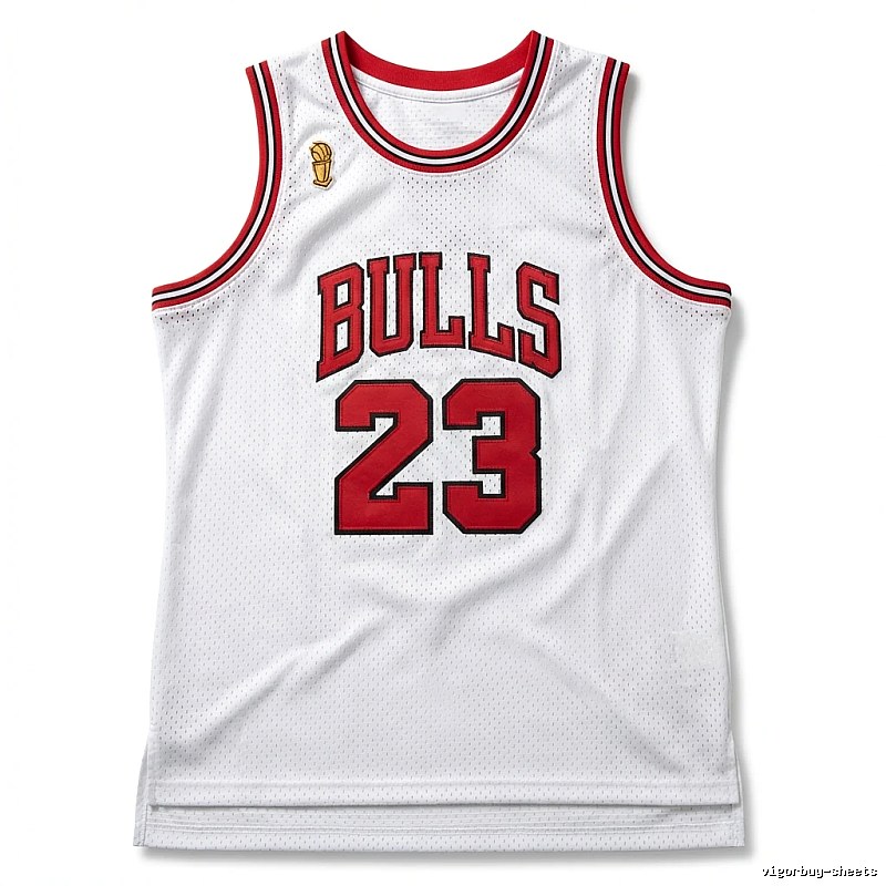 Michael Jordan retro-style white jersey