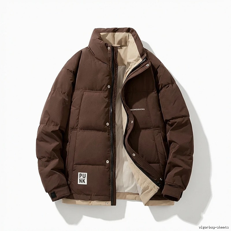 MLB Brown Casual Style Cotton-padded Jacket