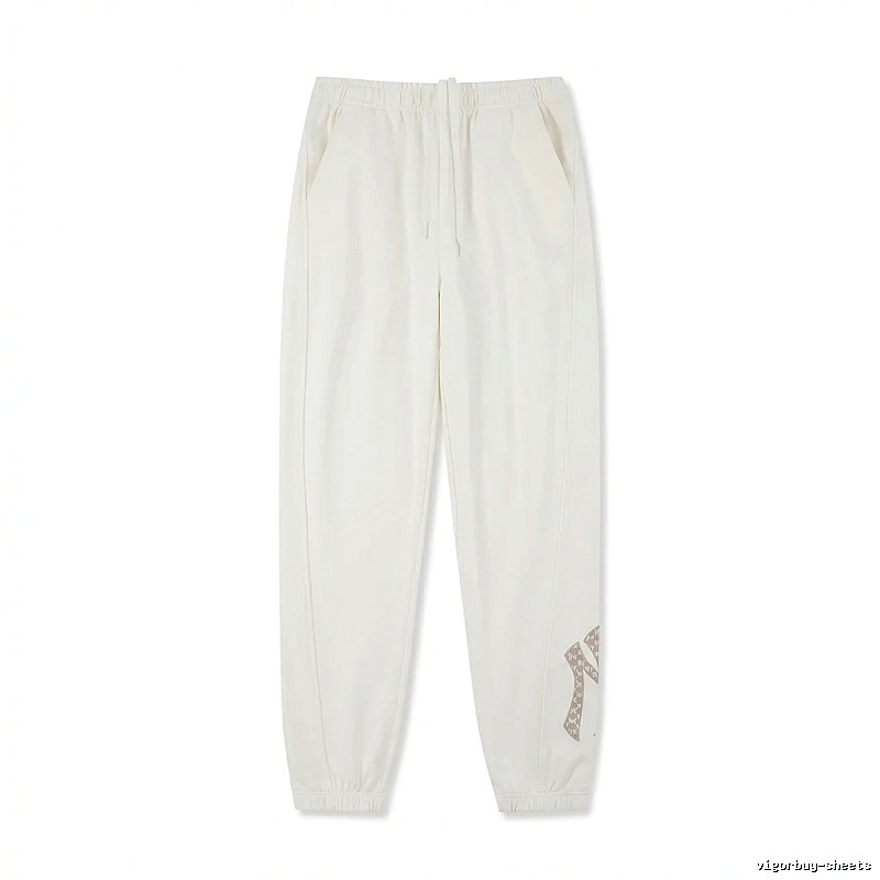 MLB casual style white sweatpants