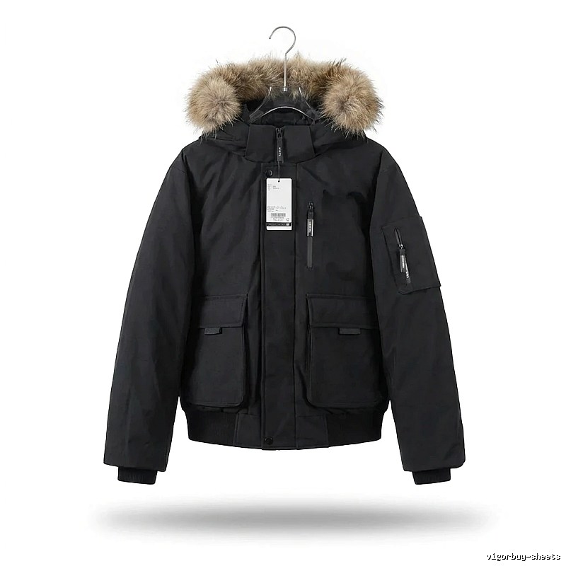 MLB Workwear Style Black Down Jacket