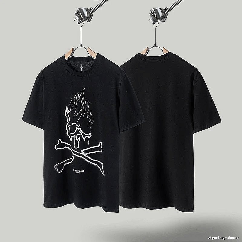 MMJ x Travis Scott Skull Street Style Black T-Shirt
