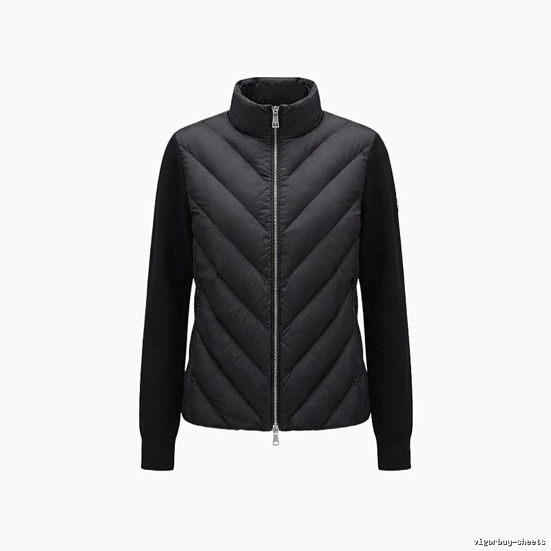 Moncler black casual style down jacket