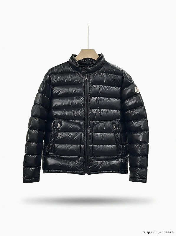 Moncler black fashionable down jacket