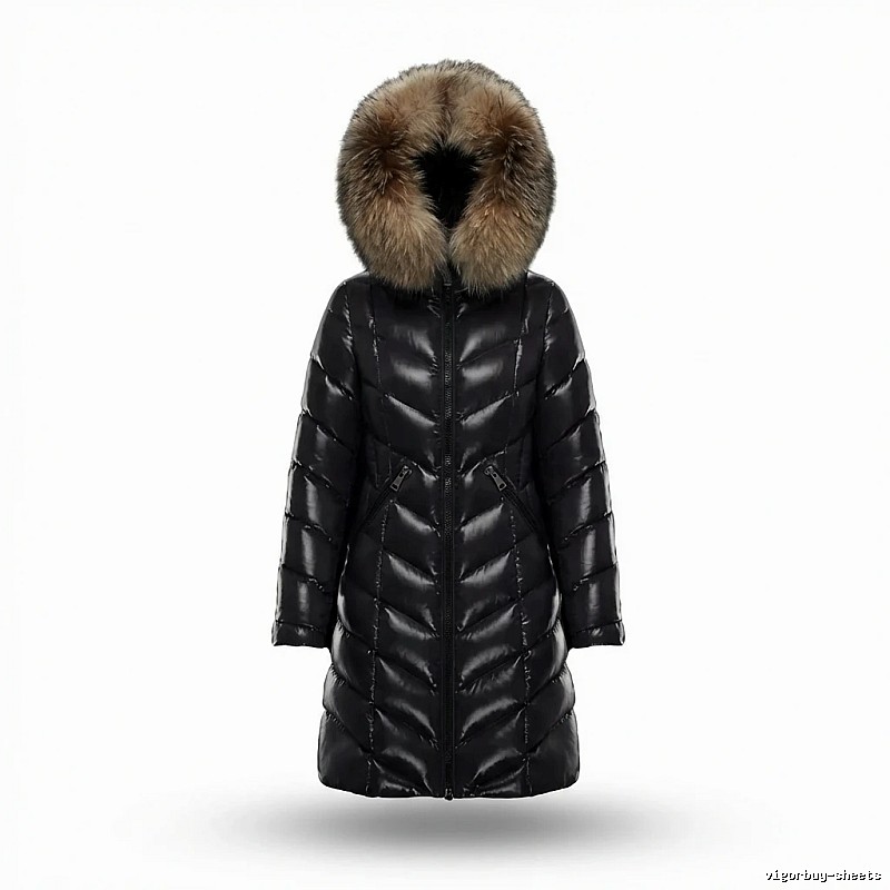 Moncler black luxury style down jacket