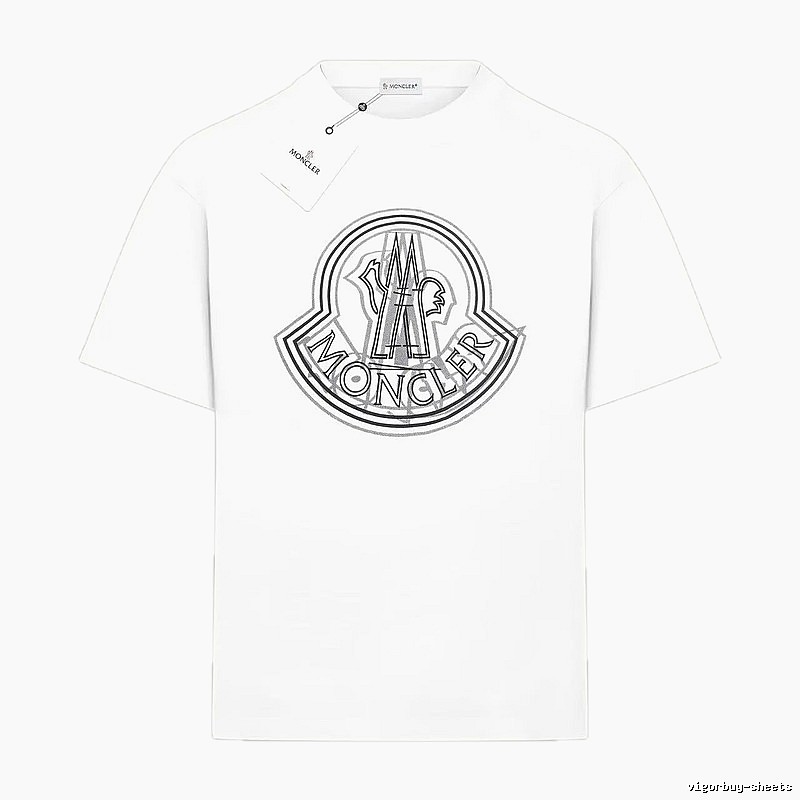 Moncler classic and simple style white T-shirt