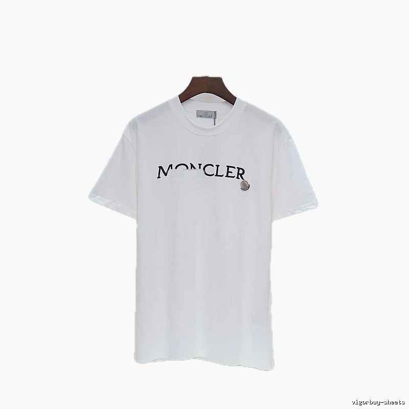 Moncler Classic Collection Minimalist Style White Short-sleeve T-shirt