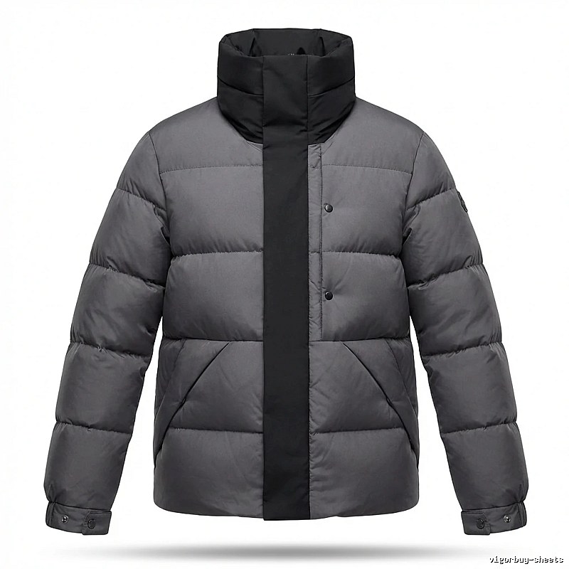 Moncler classic grey down jacket