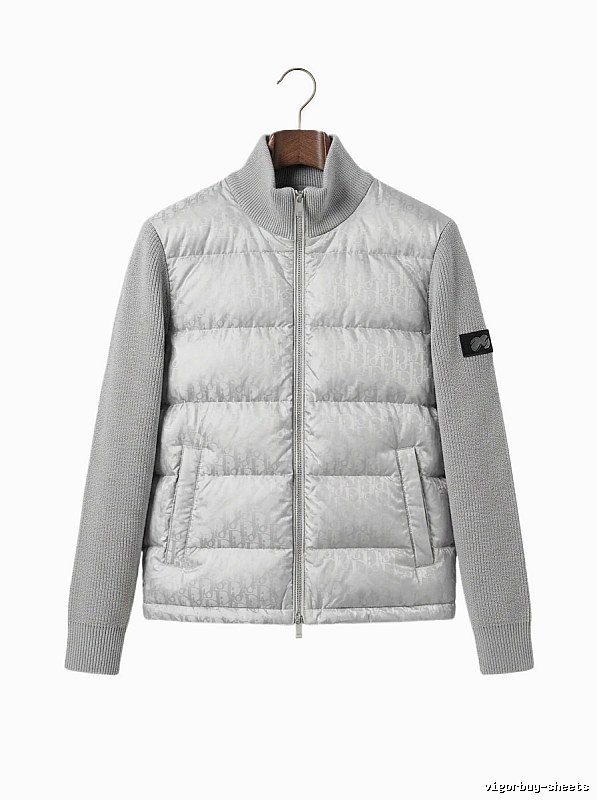 Moncler Silver Grey Trendy and Cool Down Jacket