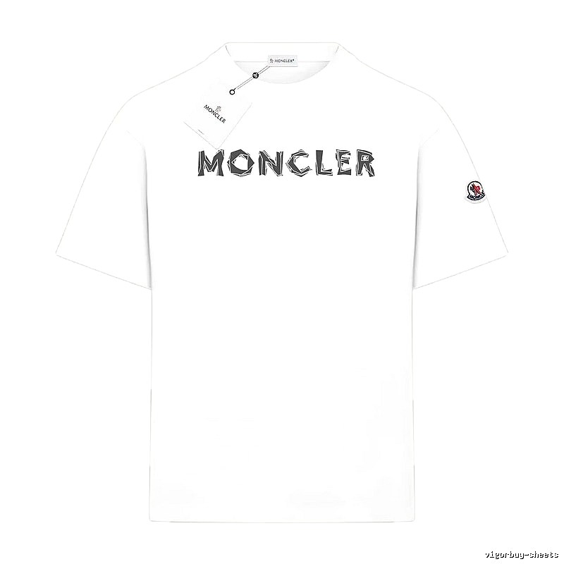 Moncler Simple and Fashionable White T-shirt