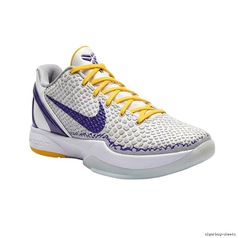 Nike KOBE series trendy white and purple sports shoes