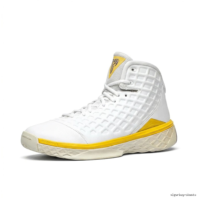Nike KOBE White-Yellow Sporty Basketball Shoes