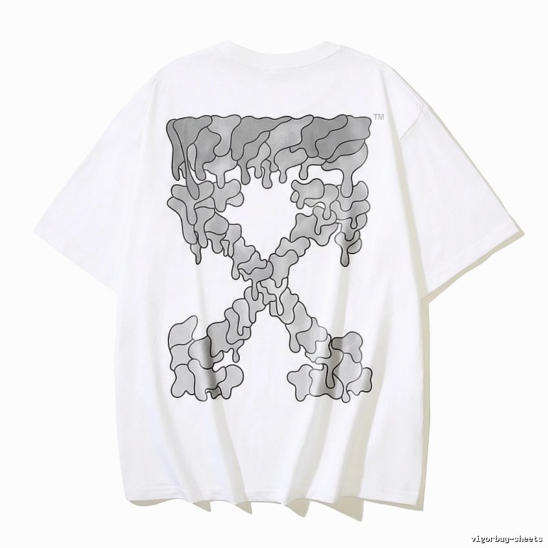 Off-White Gradient Style White T-shirt
