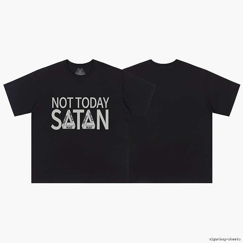 Palace Triangle Print Street Style Black T-Shirt