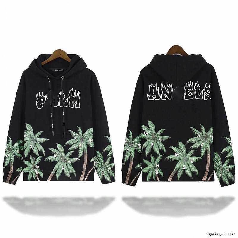 Palm Angels Palm Tree Black Hoodie
