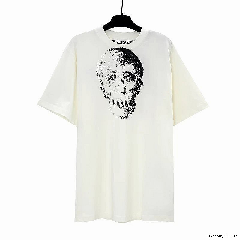 Palm Angels Relaxed Logo T-shirt White Palm Tree with Designer-Inspired Detail