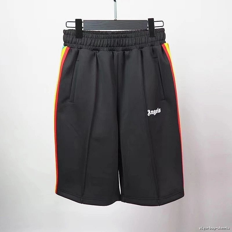 Palm Angels Relaxed Track shorts Black Side Stripe with Designer-Inspired Detail
