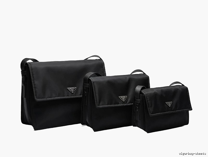 Prada cini Cool Handsome Style Black Bag