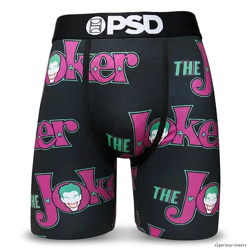 PSD clown print black panties