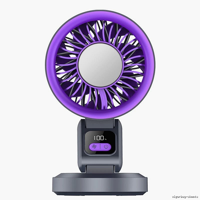 Quick Cooling Desktop Cooling Fan Gray Cold-compress Version