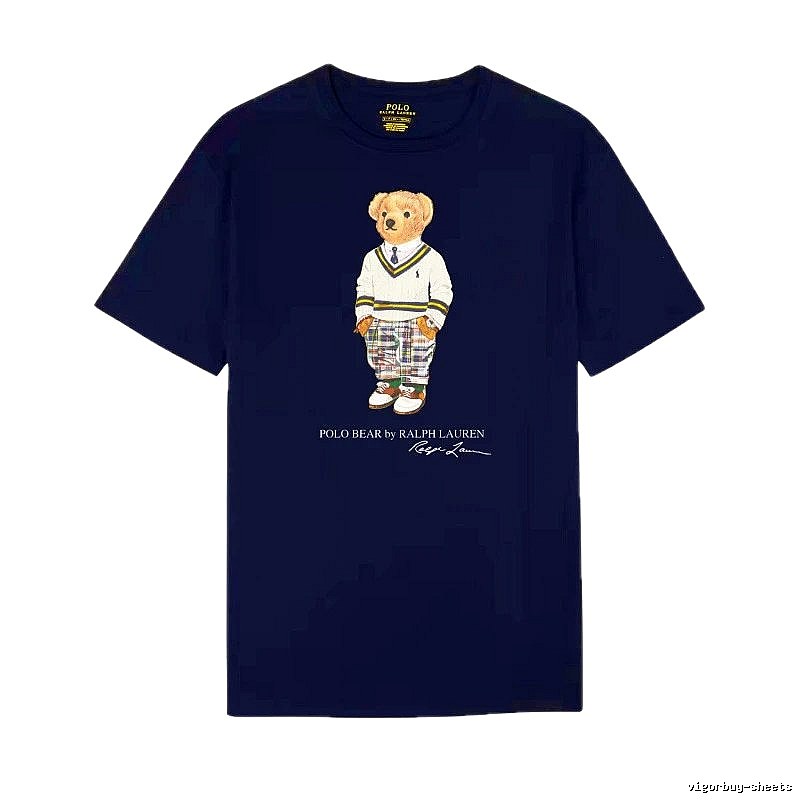 Ralph Lauren Bear Trend Brand Sapphire Blue T-shirt