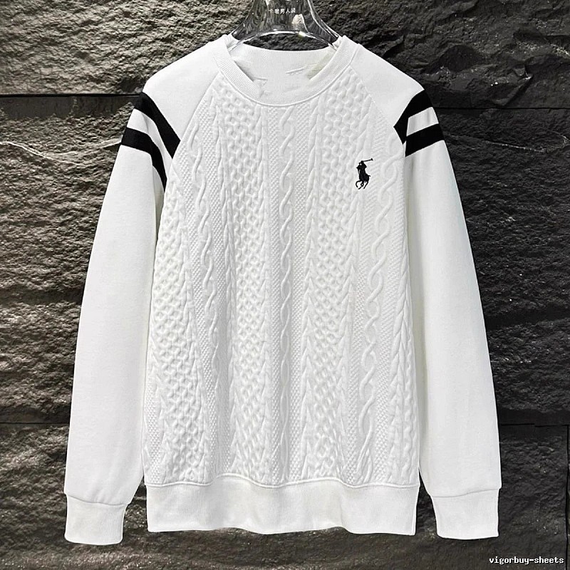 Ralph Lauren knitted retro white sweatshirt