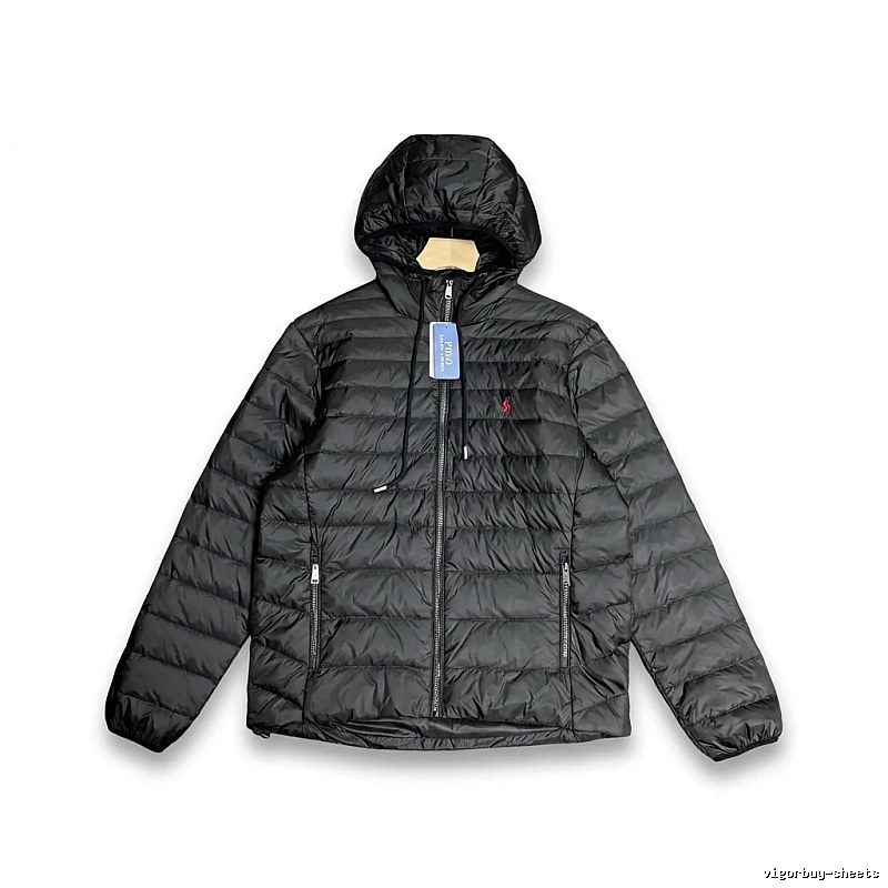 Ralph Lauren Polo Black Simple Down Jacket