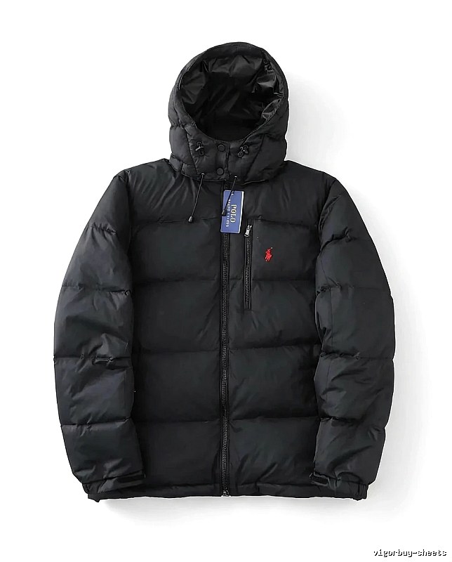 Ralph Lauren Polo Black Trendy Brand Down Jacket