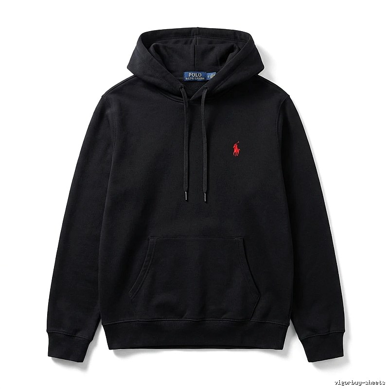 Ralph Lauren Polo hooded black sweatshirt