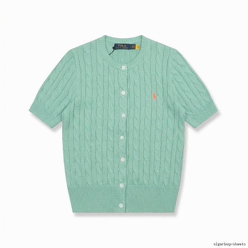 Ralph Lauren Polo light green knitted cardigan