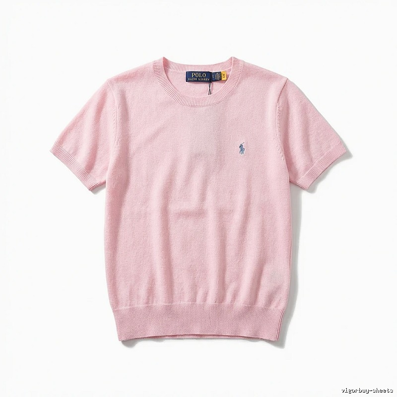 Ralph Lauren Polo pink trendy brand short-sleeve shirt