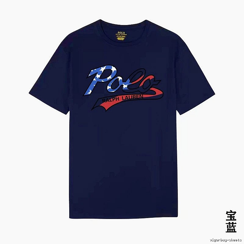Ralph Lauren Polo trendy brand royal blue T-shirt
