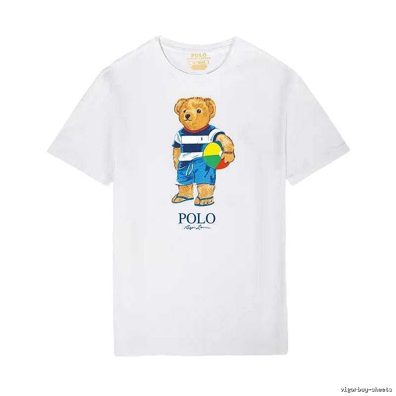 Ralph Lauren white T-shirt with teddy bear print