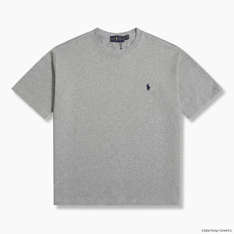 Ralph Lauren's classic and simple style gray T-shirt.
