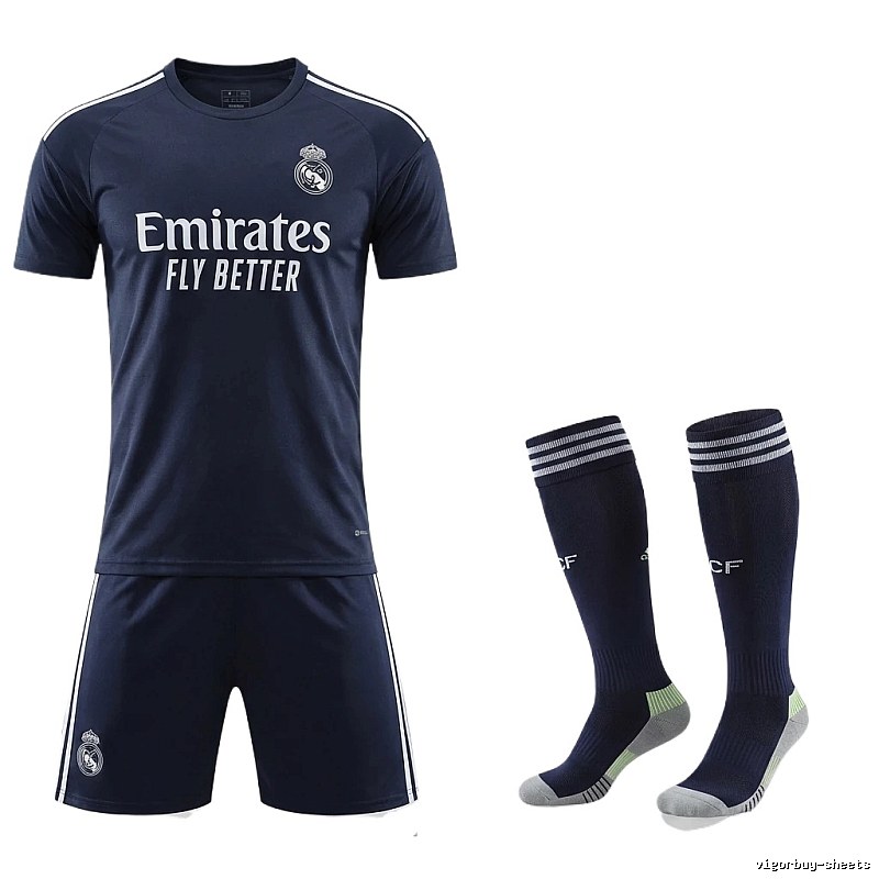 Real Madrid's away series sporty jersey (dark blue)
