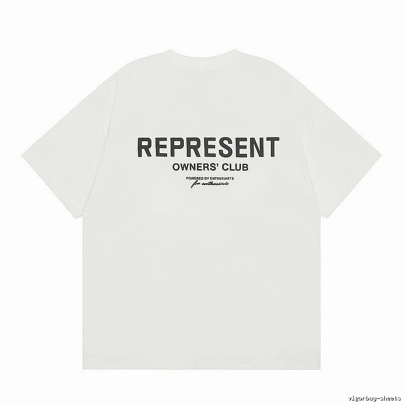 Represent White Style 801 Owners Club T-Shirt Color Pop Logo
