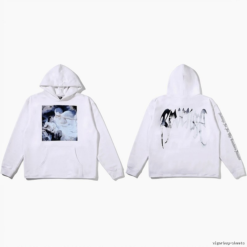 Revenge dark style white hoodie
