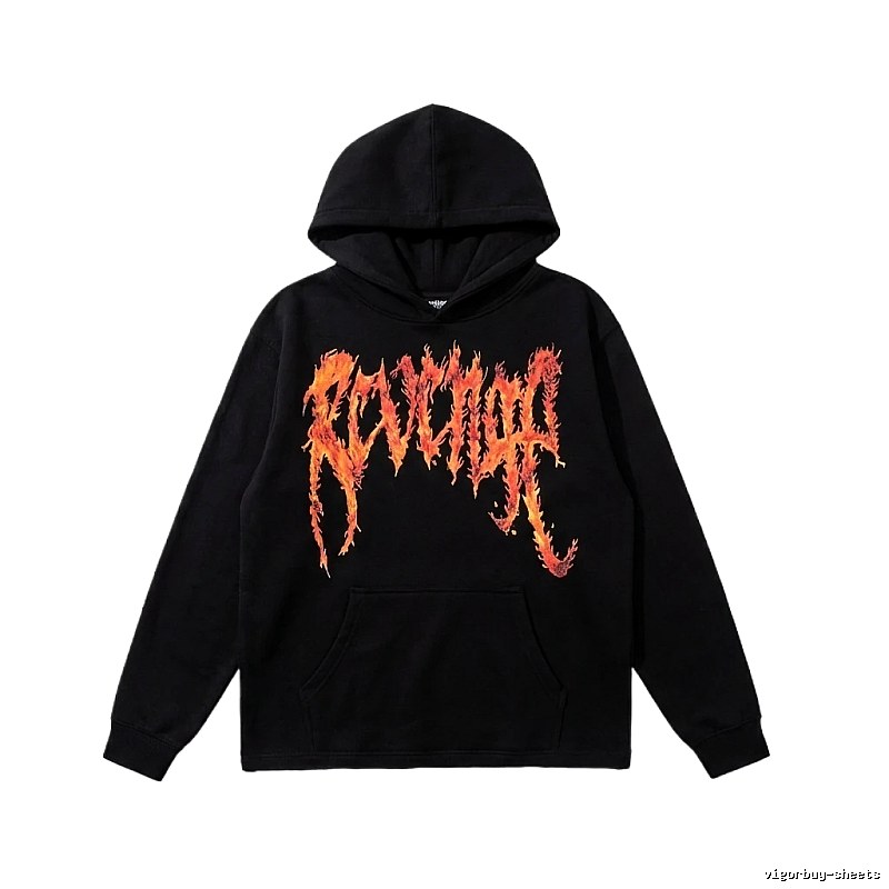Revenge Flame Wind Black Hoodie