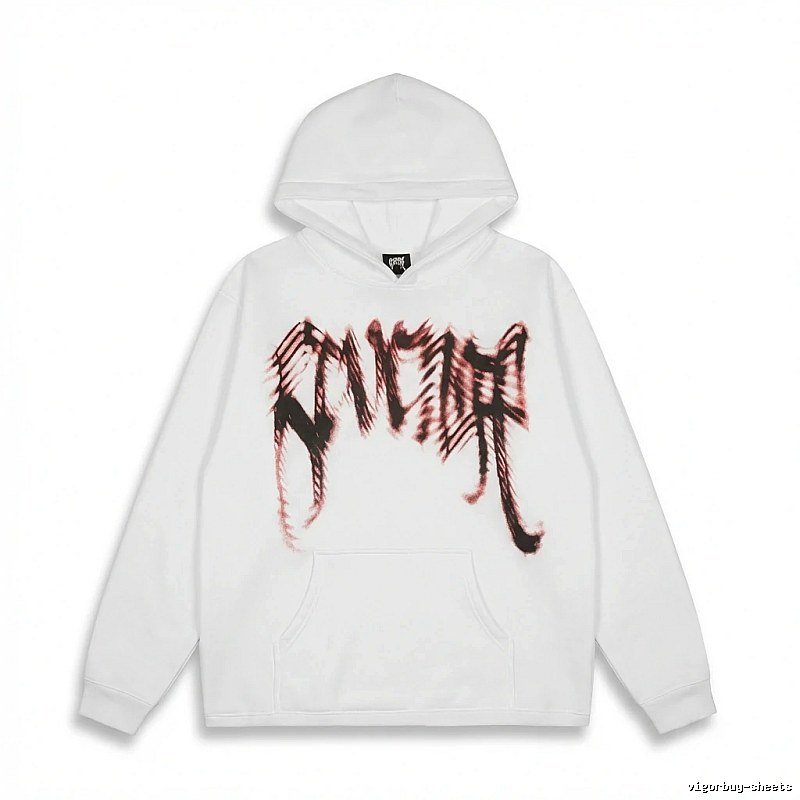 Revenge Gothic Style White Hoodie