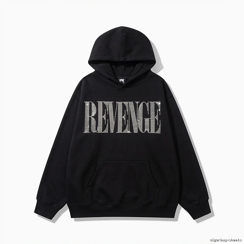 Revenge Letter Wind Black Hoodie