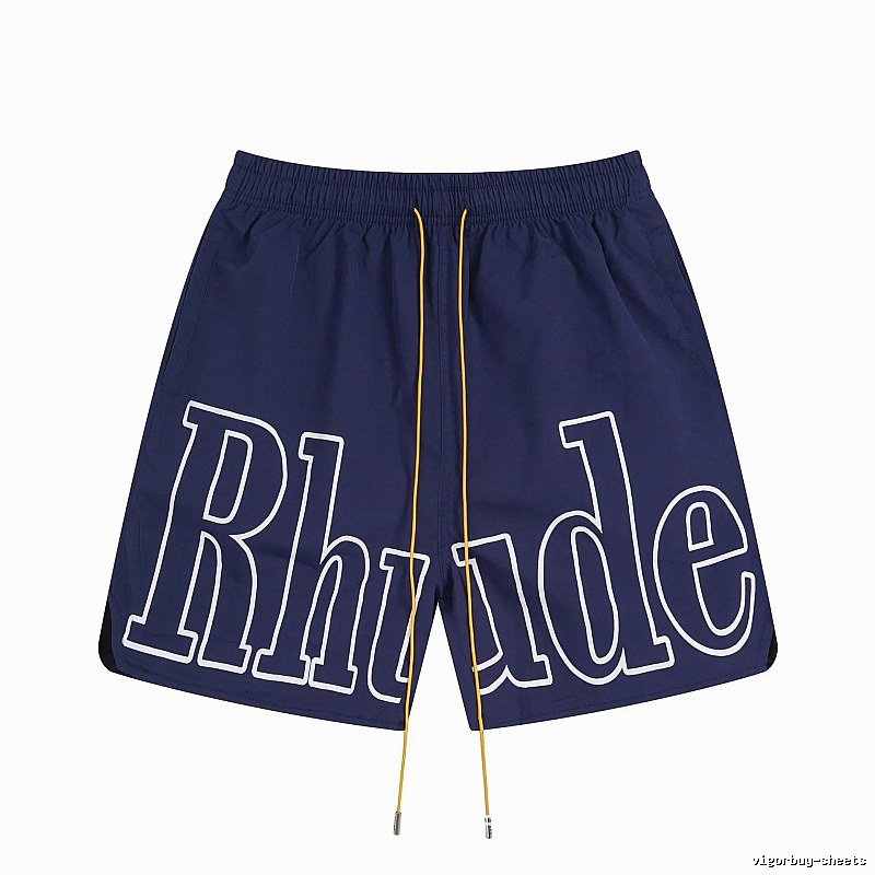 RHUDE Alphabet Wind Dark Blue Shorts