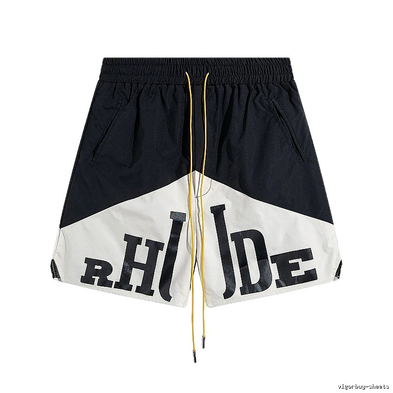 RHUDE Color-blocking Trendy Brand Shorts