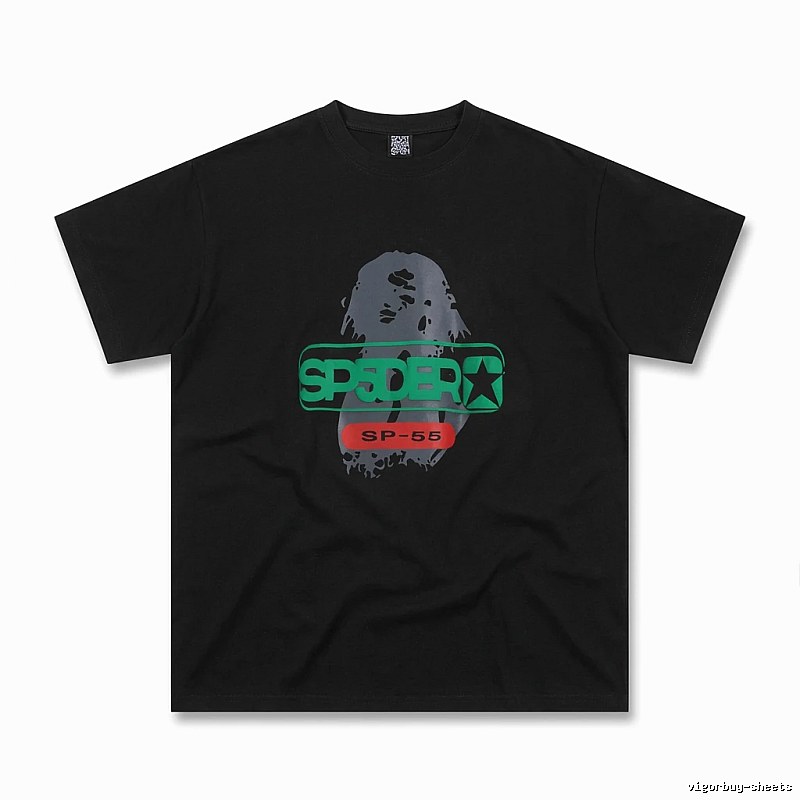 Sp5der Dark Cool Trend Short Sleeve