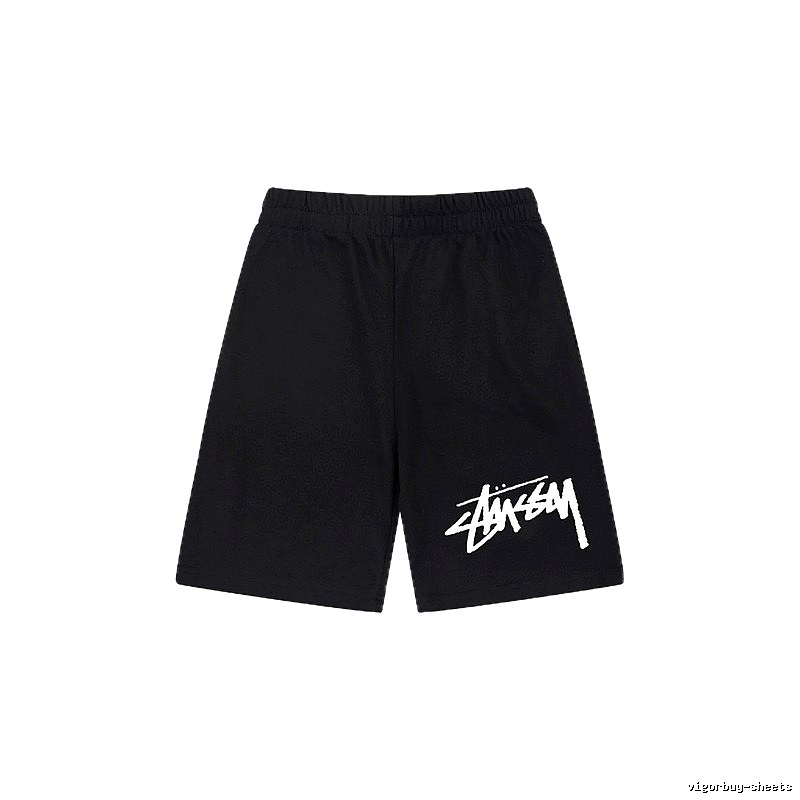 Stussy basic black shorts