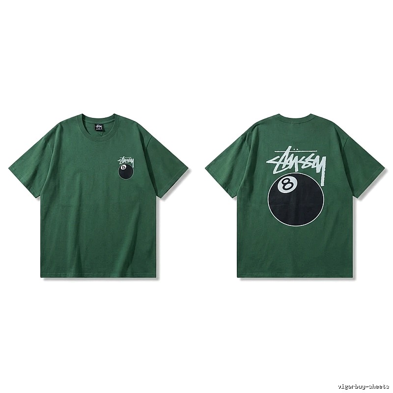 Stussy Black Eight Series Trendy and Cool Style T-shirt