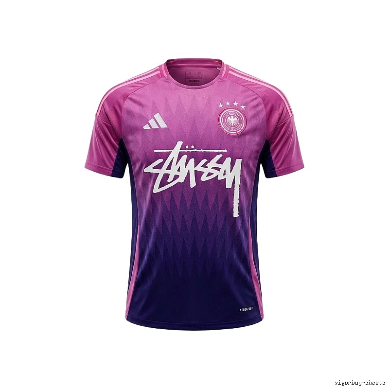 Stussy Gradient Style Pink-Purple T-shirt