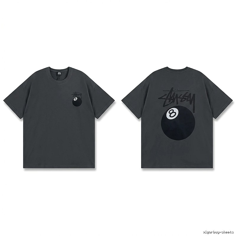 Stussy No.8 Retro Black T-shirt