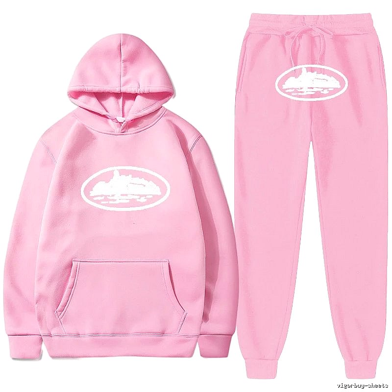 Stussy Pink Red Tracksuit Set Statement Graphic Logo
