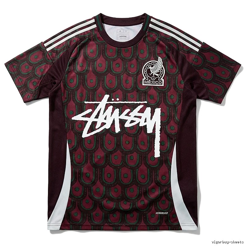 Stussy - printed sporty short - sleeved shirt