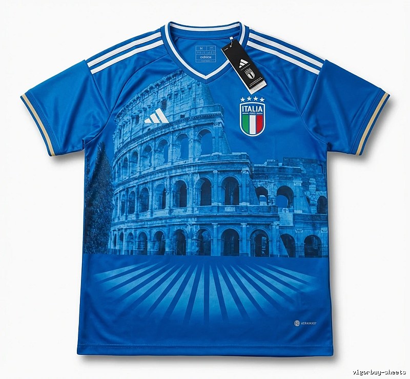 Stussy Roman Print Blue T-shirt